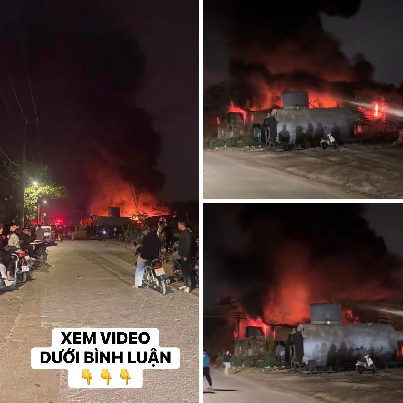 Tối qua Chưa rõ thiệt hại về ng và tài sản. Mong mn bình an, xem vid mà..