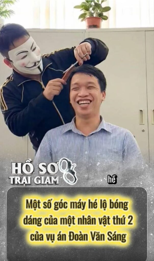 Một số góc máy hé lộ bóng dáng của một nhân vật thứ 2 của vụ án Đoàn Văn Sáng