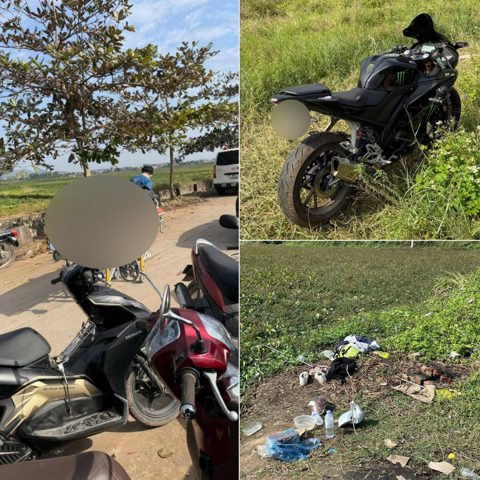 Tìm thấy th1th3 nam thanh niên để lại xe máy và đồ câu có trên bờ – cân nhắc khi xem