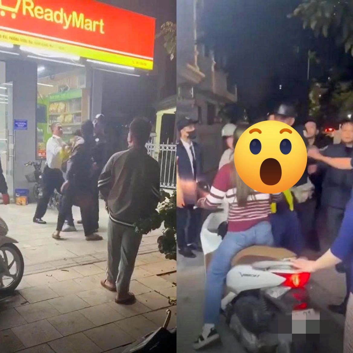 HÀ NỘI: CĂNG THẲNG TRƯỚC CỬA HÀNG TIỆN LỢI, NHIỀU BẢO VỆ KH/\ỐNG CH/\Ế MỘT NAM THANH NIÊN.