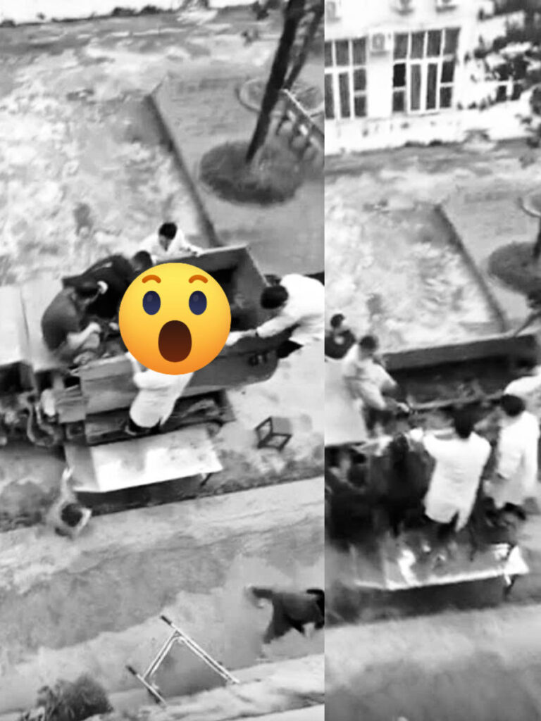 Một người đàn ông bị TNLĐ cả ng/;ười bị cu;/ốn v:ào máy trộn bê tông tự chế