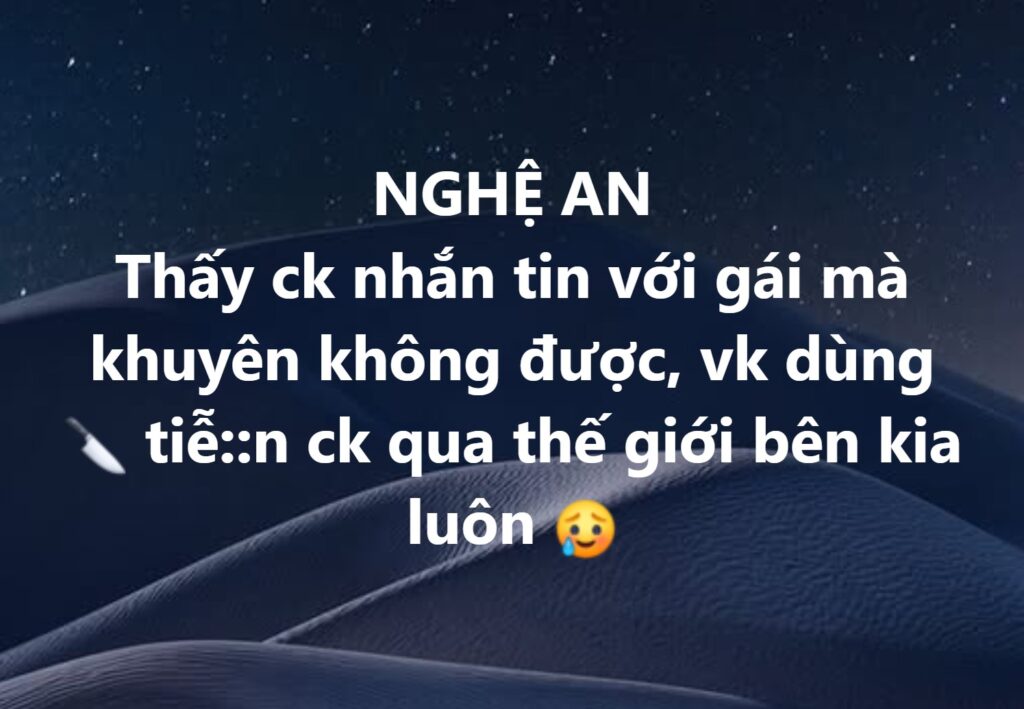 Đ/\:âm chồng t”ử v:ong khi thấy nhắn tin t:án t:ỉnh g/\ái