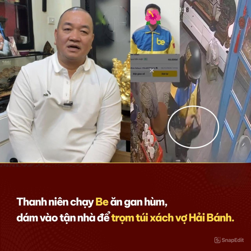 Hải Bánh công khai danh tính nam shipper lẻn vào nhà mình trộm cả chục triệu, tuyên bố cực căng