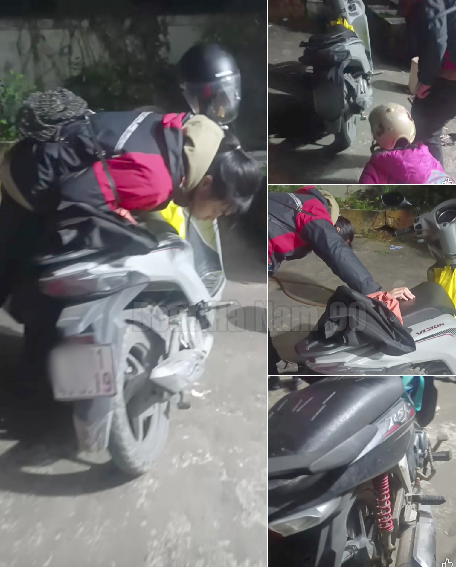 [VIDEO] Chị gái đi sửa xe vision về thì chồng hỏi “sao bị thiếu mất 1 bên giảm sóc”