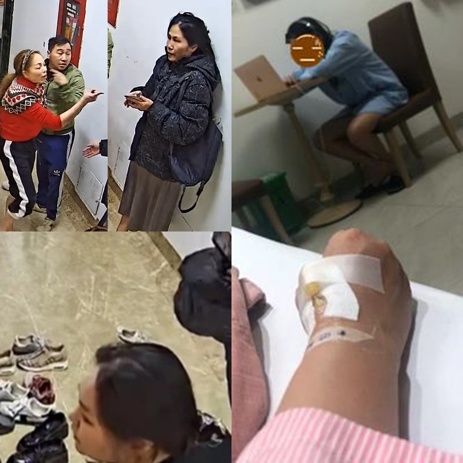 Con gái người phụ nữ b:ị hàng xóm hanhung ở chung cư Hà Nội phải vào viện chăm mẹ,  vừa học bài vừa khóc không dám về nhà,  ra viện 2 mẹ con thuê nhà mới vì s:ợ nhà kia tr:ả th:ù