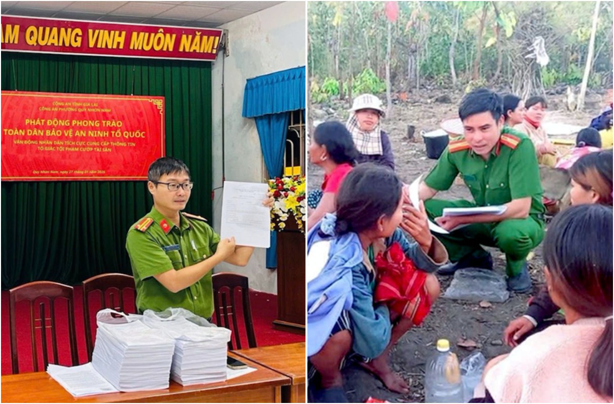 CA tới từng nhà, từng người dân để kêu gọi t:ố gi:ác t:ội ph:ạm vụ cư:ớ:p Ngân hàng Gia Lai: “Ai thấy ngh:i vấ:n phải báo liền”