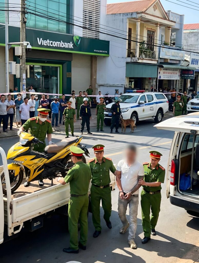 Đã tịch thu được xe máy g:ây á:n và b:ắt gi:ữ được nghi phạm vụ c.ư.ớ.p ngân hàng Vietcombank Gia Lai mấy ngày qua!