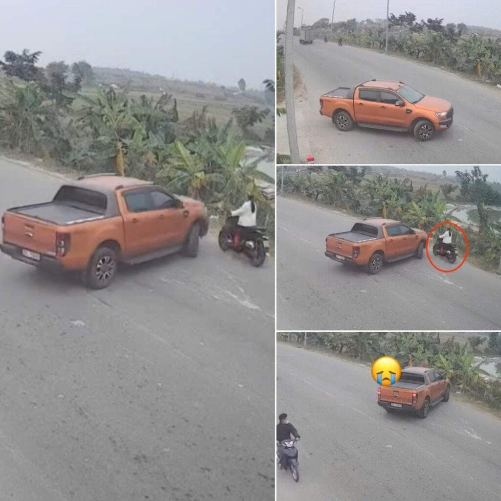 [VIDEO] Cam vụ việc x;e b;án t;ải đang quay đầu thì ng;ười ph;ụ n;ữ vẫn c;ố v;ượt và cái kết