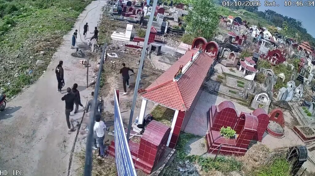 VIDEO Sự việc diễn ra tại nghĩa trang Trần Hưng (Phú Diễn)