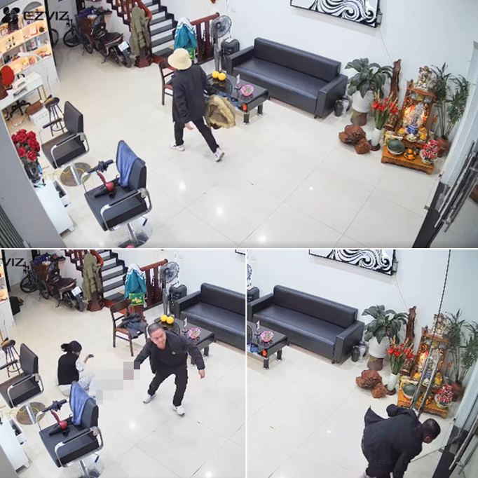 Bắc Ninh: Gã đàn ông xông vào nhà ch-ém hai mẹ con daman, camera ghi lại cảnh tượng thót tim