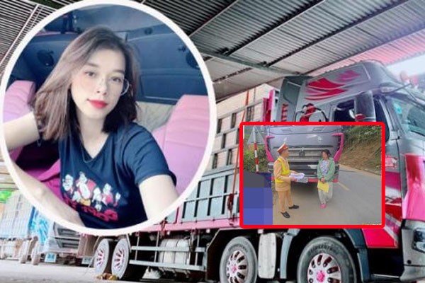 NỮ TIKTOKER KIÊM TÀI XẾ XE ĐẦU KÉO CH/\ẶN ĐẦU XE KHÁC hot nhất cđm