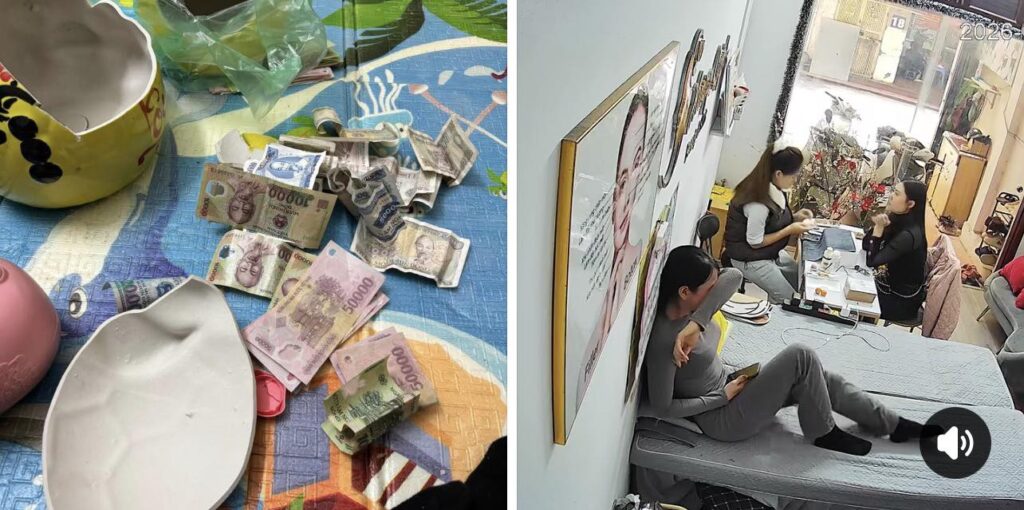 Nuôi lợn 1 năm trời ! Này cần tiền lôi ra Đập thì Bị móc hết sạch tiền trong lợn