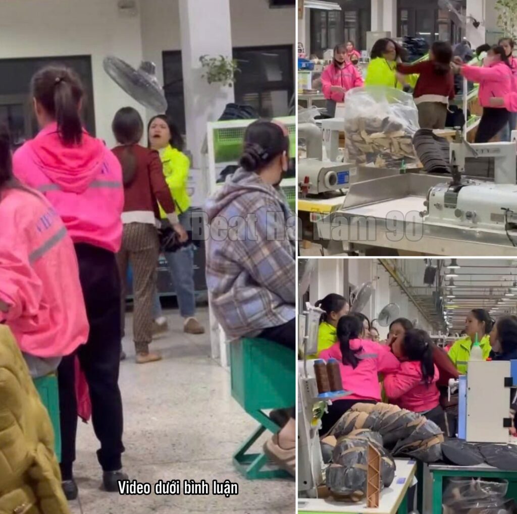 [VIDEO] Cán bộ Chuyền và Công nhân tương tác nhau trong xưởng tại một Cty ở KCN Phúc Sơn