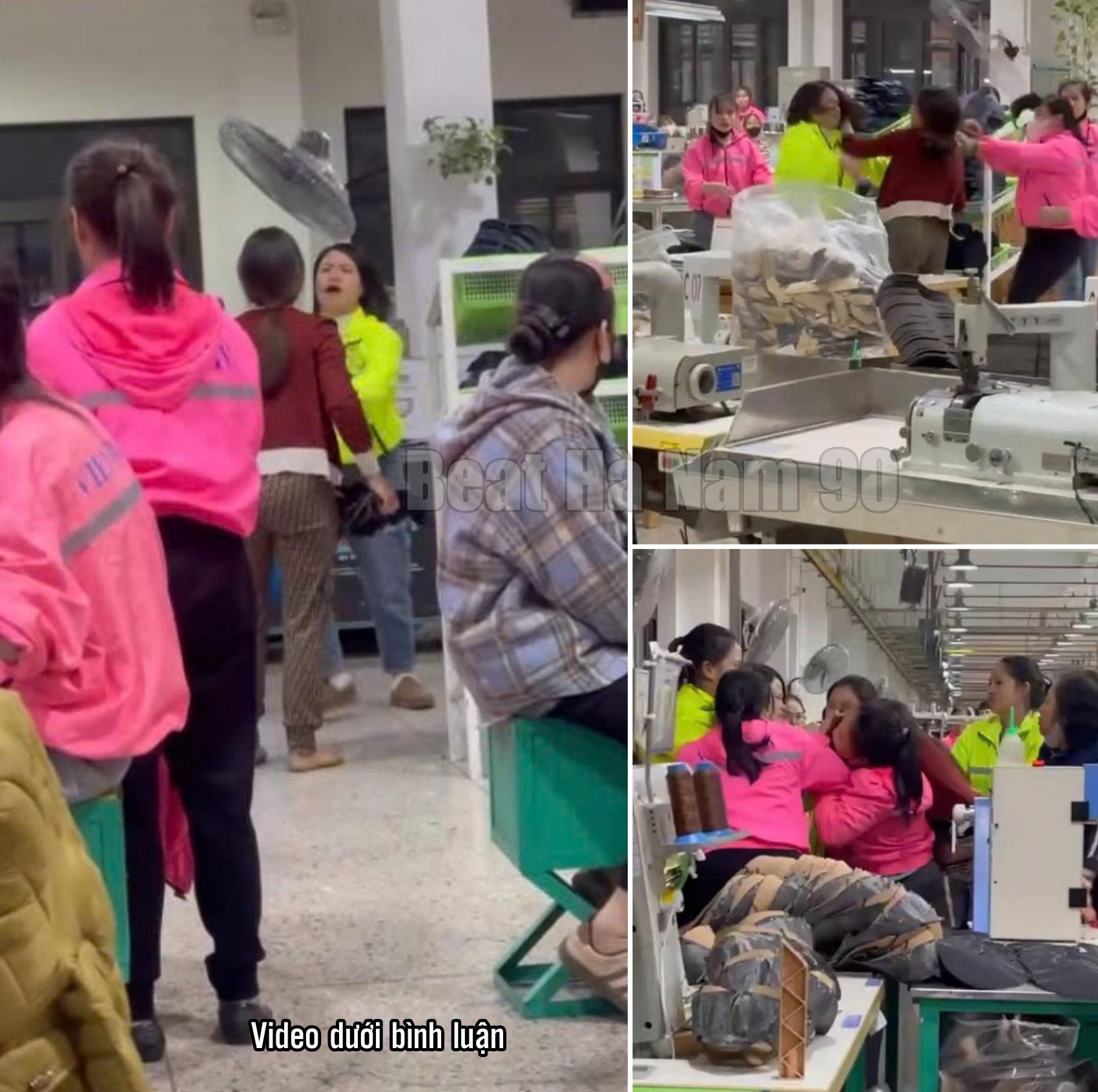 [VIDEO] Cán bộ Chuyền và Công nhân tương tác nhau trong xưởng tại một Cty ở KCN Phúc Sơn