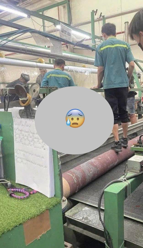 TNLĐ trong lúc làm việc khiến nam thanh niên g:ãy ch:ân.