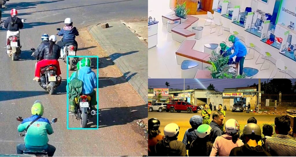 Hiện trường nơi truy tìm 2 tên cướp ngân hàng Gia Lai, công an trả lời thông tin đã bắt được nghi phạm