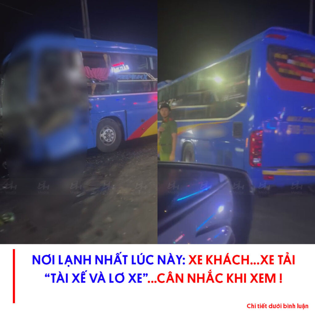 Video xe khách và xe tải t.ô.n.g nhau kjnh hoang`, tài xế và lơ xe tuvong ko còn nguyenven – Cân nhắc khi xem
