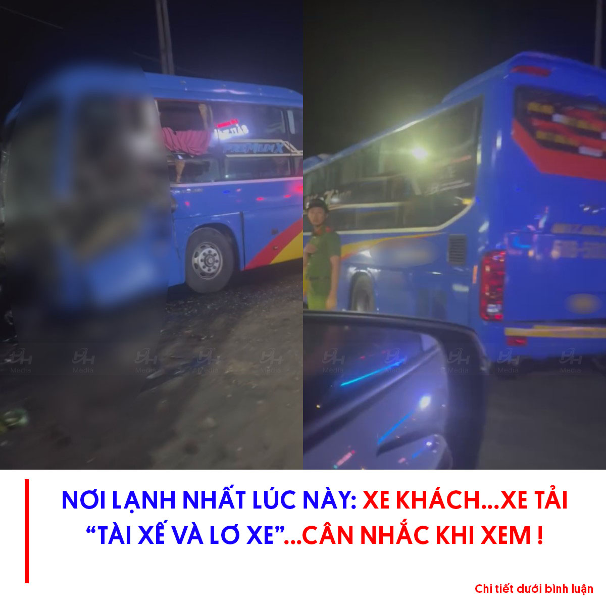 Video xe khách và xe tải t.ô.n.g nhau kjnh hoang`, tài xế và lơ xe tuvong ko còn nguyenven – Cân nhắc khi xem