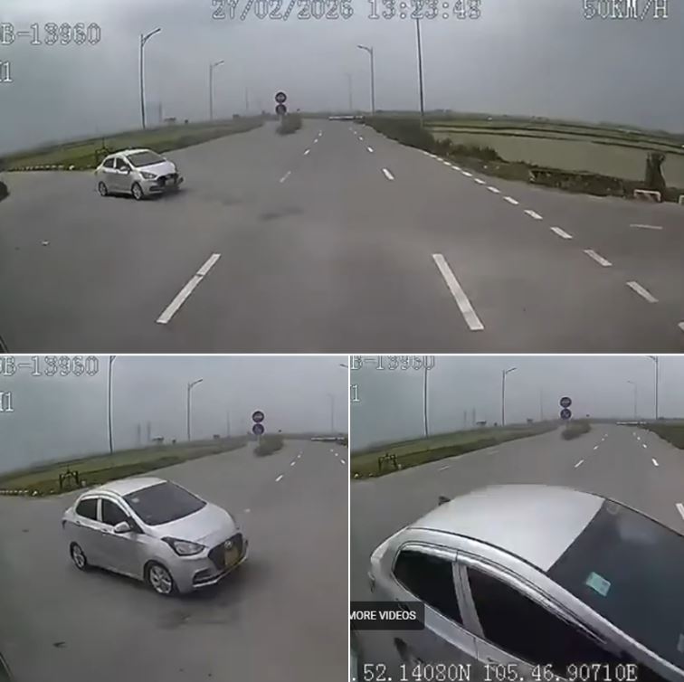 Hà Nội: 2 vợ chồng thương vong trên đường đi thăm con gái mới sinh, camera ghi lại diễn biến sự việc