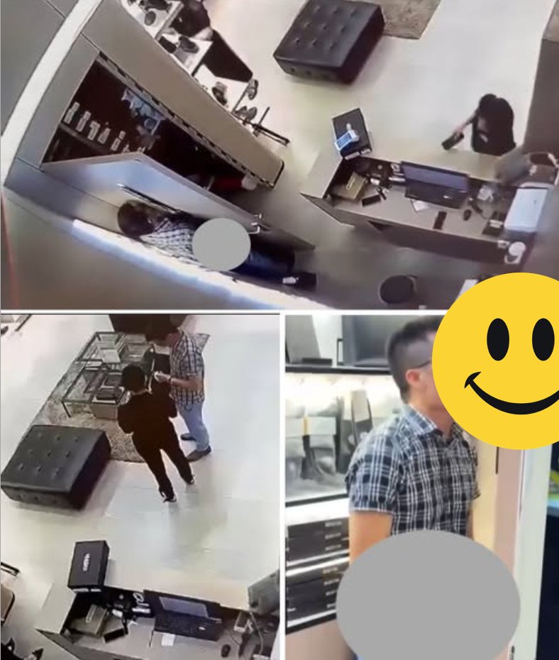 Vjdeo sự việc thanh niên tại quầy thu ngân