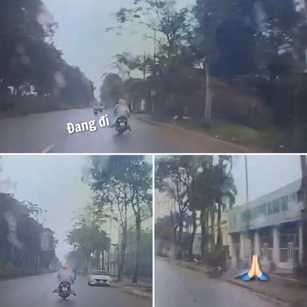 Camra hành trình ghi lại vụ vụ tn th/\ương t/âm ở Đại Lộ Thăng Long