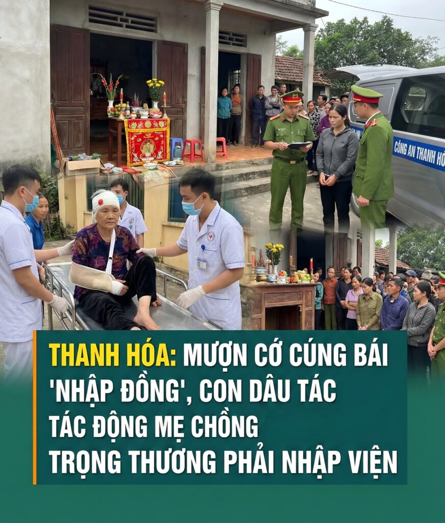 Mượn cớ bị Nhập Đồng trong lúc cúng bái, con dâu t/ác đ/ộng mẹ chồng tr/ọng th/ương phải nhập viện