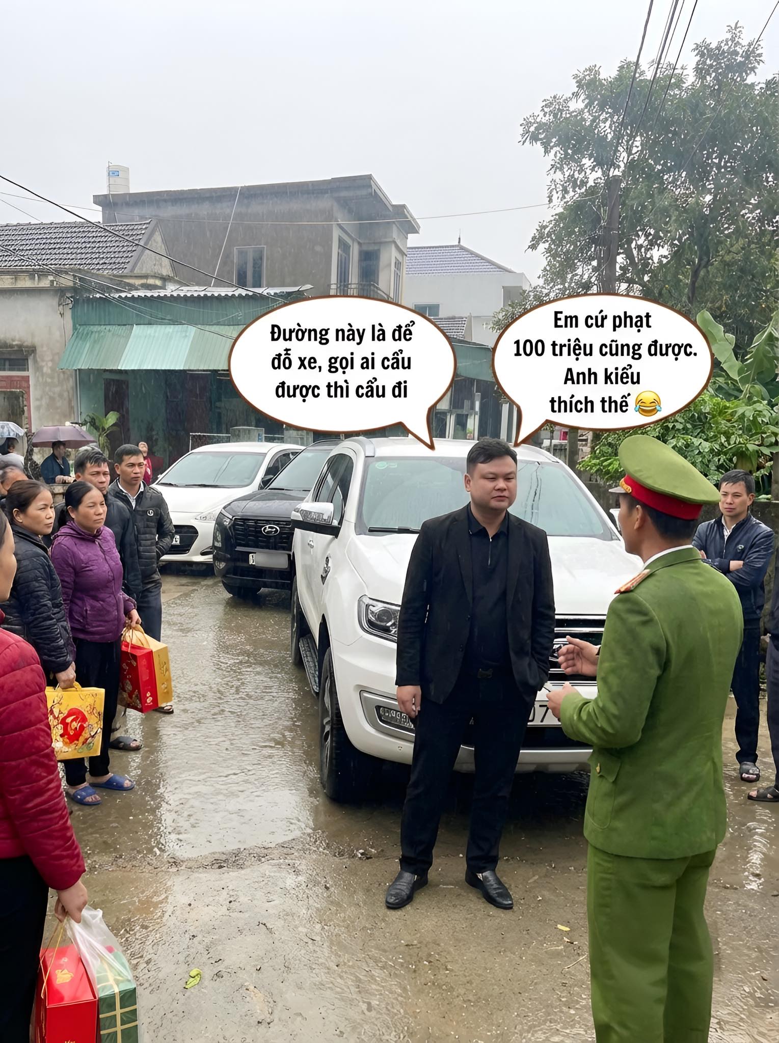 Cái kết của Thanh niên đỗ xe sau th/ách th/ức cả công an ngày hôm qua….