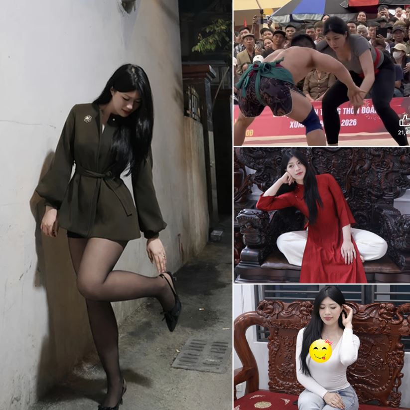 Cô gái xinh đẹp, cao 1m72 “gây sốt” ở sới vật hội làng Bắc Ninh, tiết lộ tiêu chí chọn bạn trai