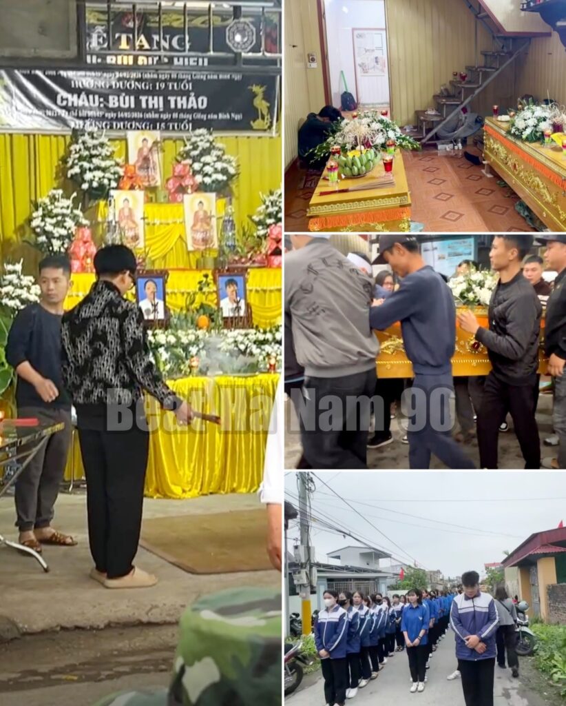 [VIDEO] Nghẹn ngào cảnh thầy cô bạn bè và người thân đến đưa tiễn 2 anh em ruột gặp nạn khi đi học sáng sớm