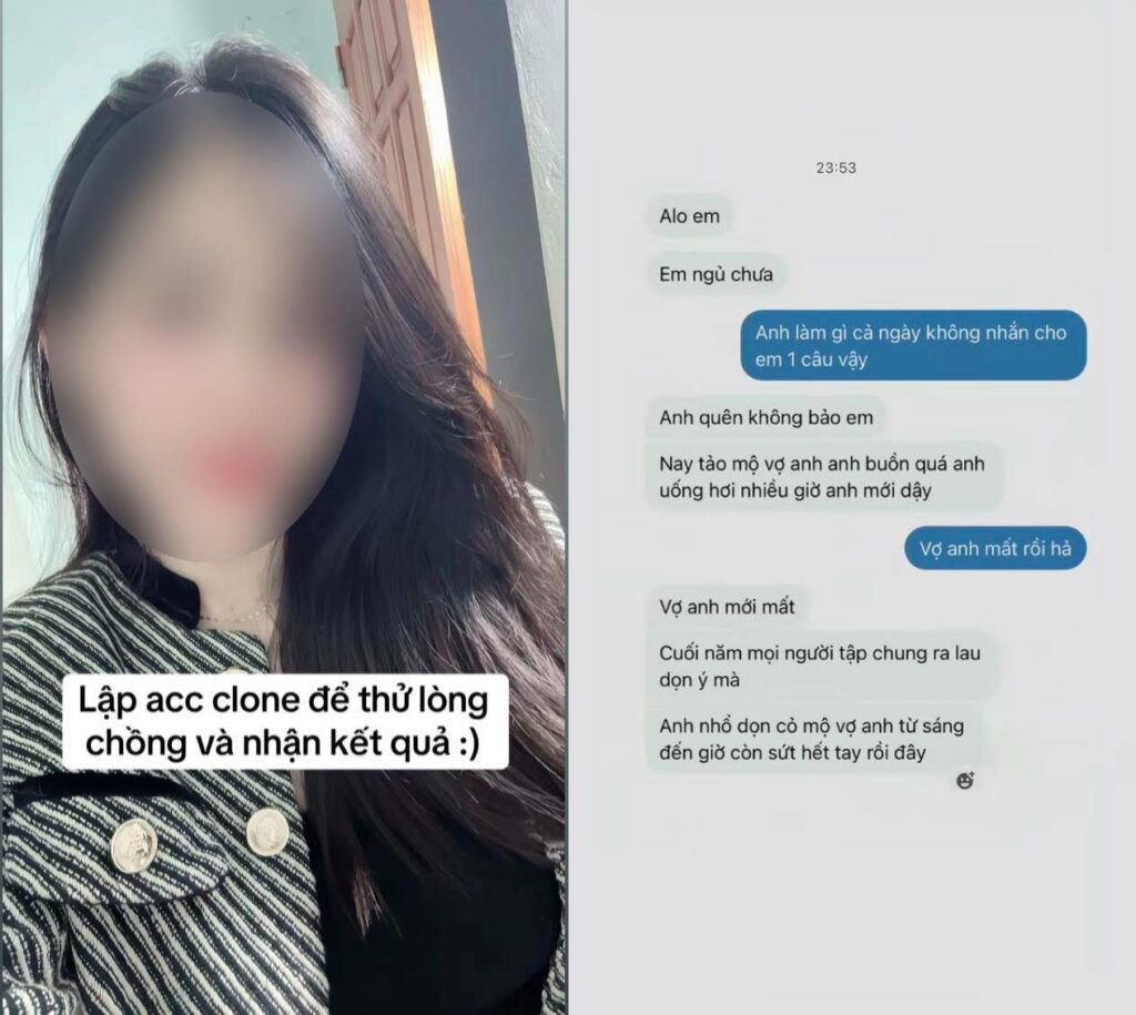 VỢ LẬP CLONE THỬ LÒNG CHỒNG VÀ CÁI KẾT: THÌ RA MÌNH ĐÃ XANH CỎ TỪ LÂU RỒI SAO