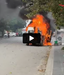 VIDEO TOÀN CẢNH ô tô còn mỗi cái khung