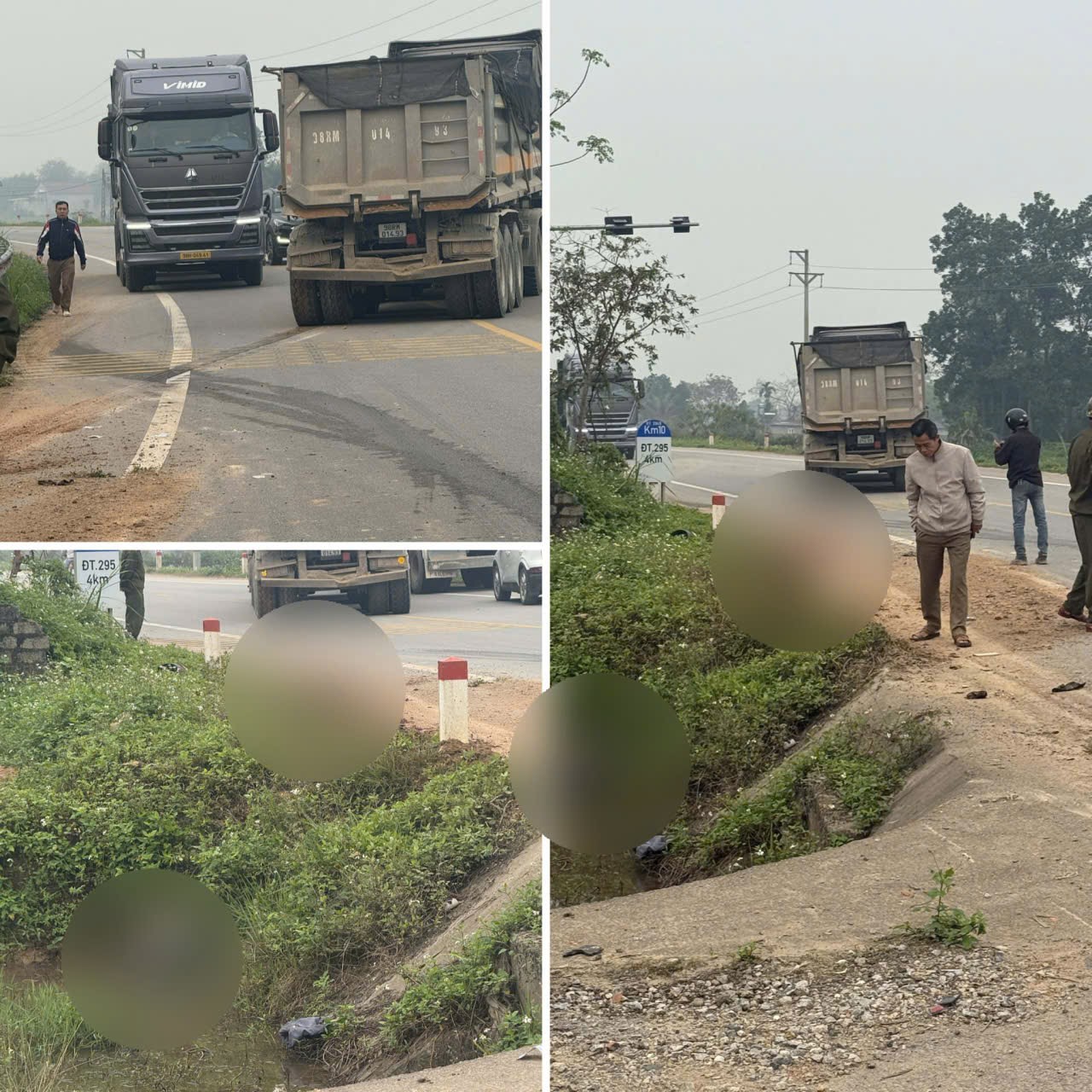 Hiện trường vụ việc tại Tân Yên