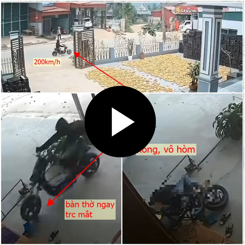 vjdeo ghi lại sự việc đi xe điện chế m:ất k:iểm s:oát oẳ.ng luôn