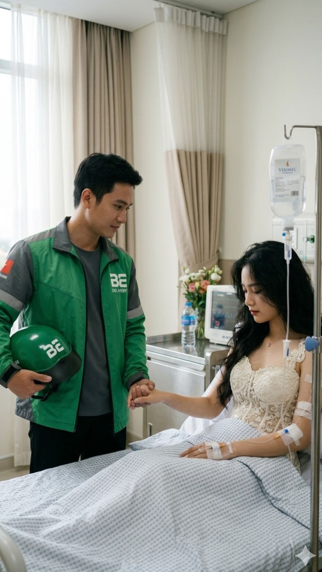 Cô Gái Nằm Viện Không Ai Thăm, Chỉ Có Anh Xe Ôm Ở Lại – Ai Ngờ Cô Là Chủ Tịch Giấu Mặt