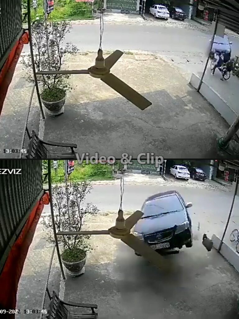 Video ghi lại khoảnh khắc học viên nữ lái xe l/ao v/ào nhà dân khiến giáo viên hướng dẫn không kịp trở tay