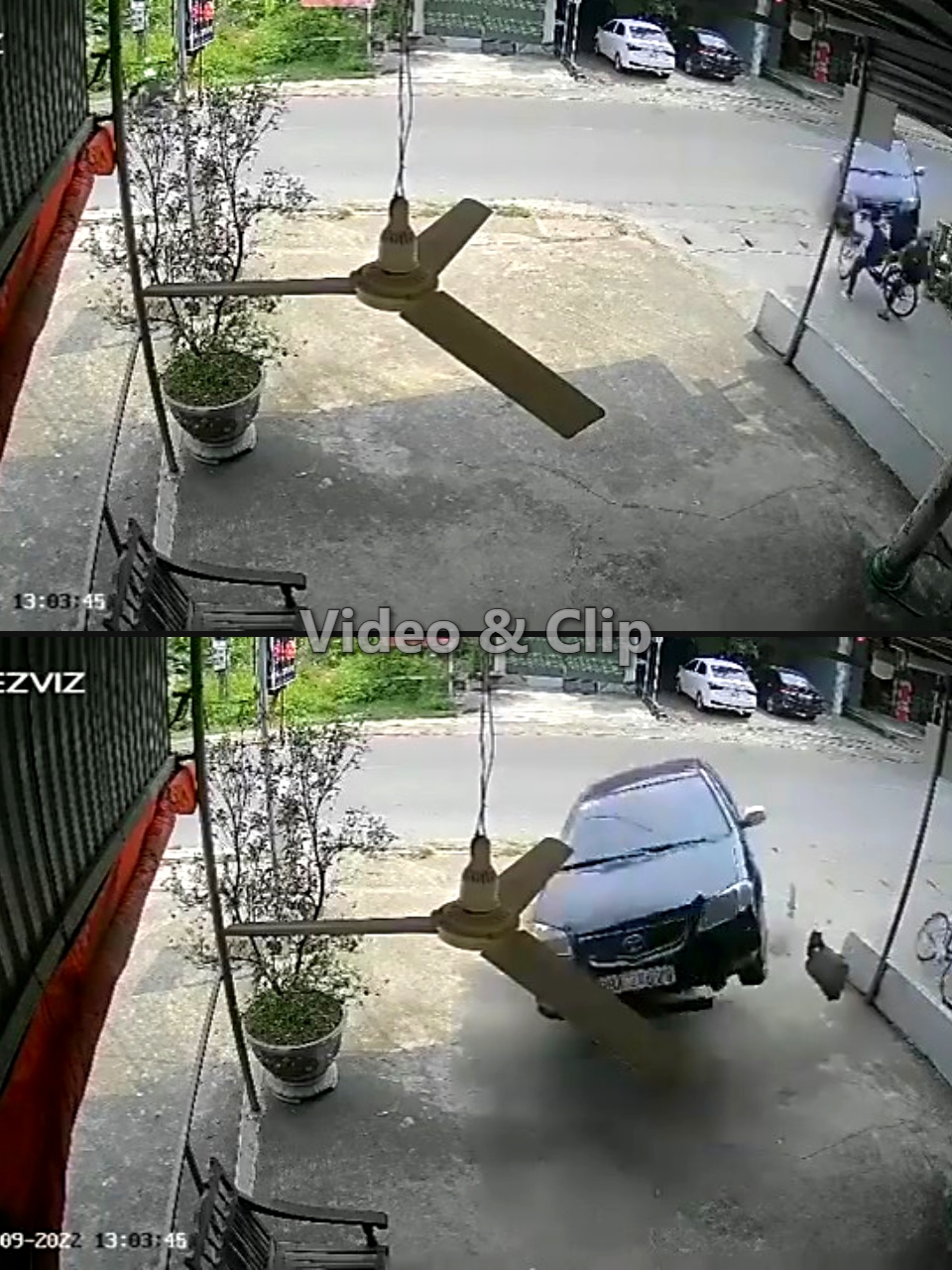 Video ghi lại khoảnh khắc học viên nữ lái xe l/ao v/ào nhà dân khiến giáo viên hướng dẫn không kịp trở tay