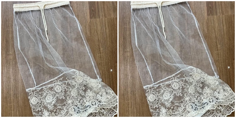 Được chồng tặng chiếc váy nhưng người vợ bối rối vì không biết mặc như thế nào