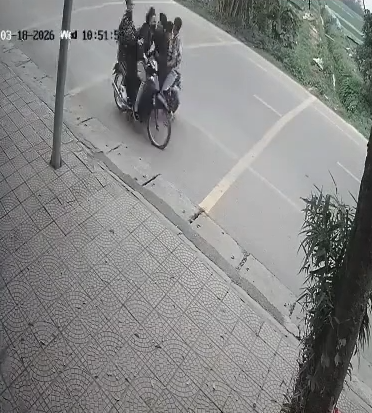 Camra ghi lại vụ tn học sinh tv