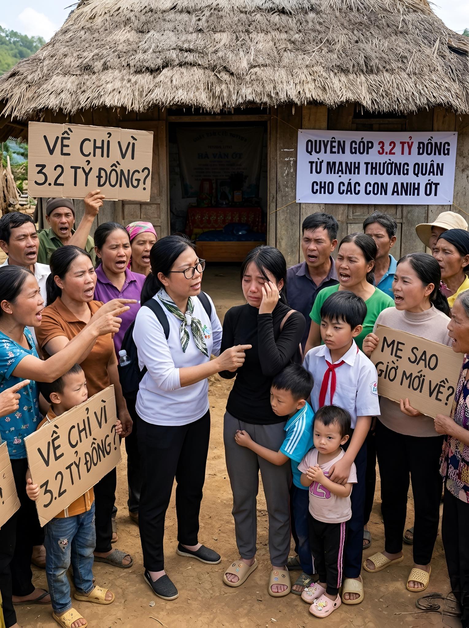 “Ph/ẫn n/ộ mẹ bỏ rơi các con lúc khổ nhất, giờ con có MTQ cho 3,2 tỷ thì mẹ quay về?”