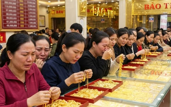 Giá vàng sáng 31/3, VỪA MỞ MẮT ĐÃ MUỐN NG:ẤT X:ỈU