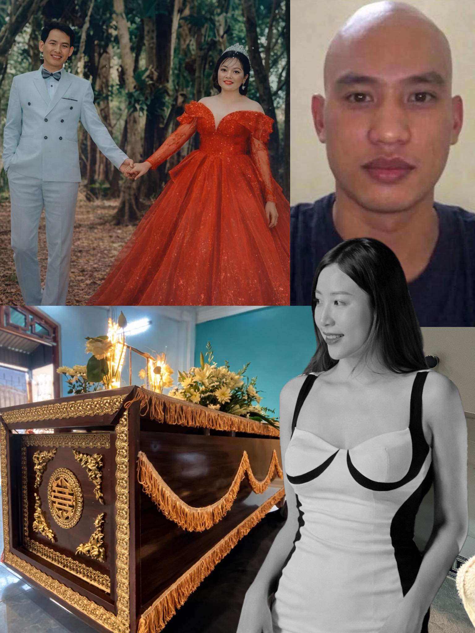 R.ơi nước mắt đ.ám t.ang chồng đưa vk và anh trai thân về thế giới bên kia