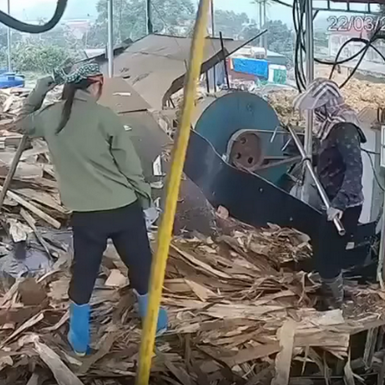 vjde0 chi tiết sự việc tại xưởng gỗ lúc này