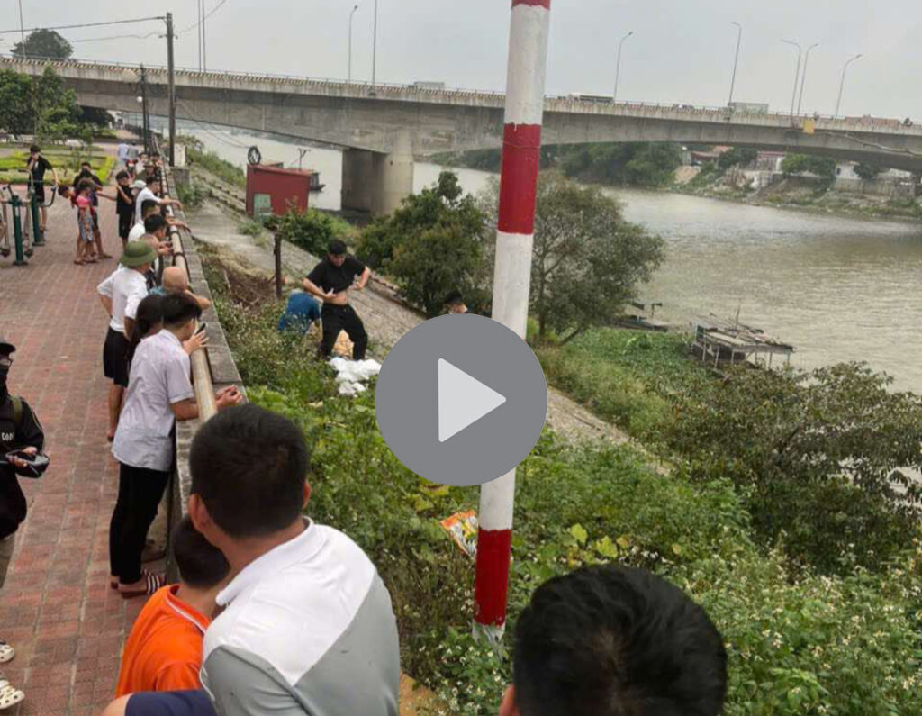 VIDEO TOÀN CẢNH : Đê Đáp Cầu vừa xong