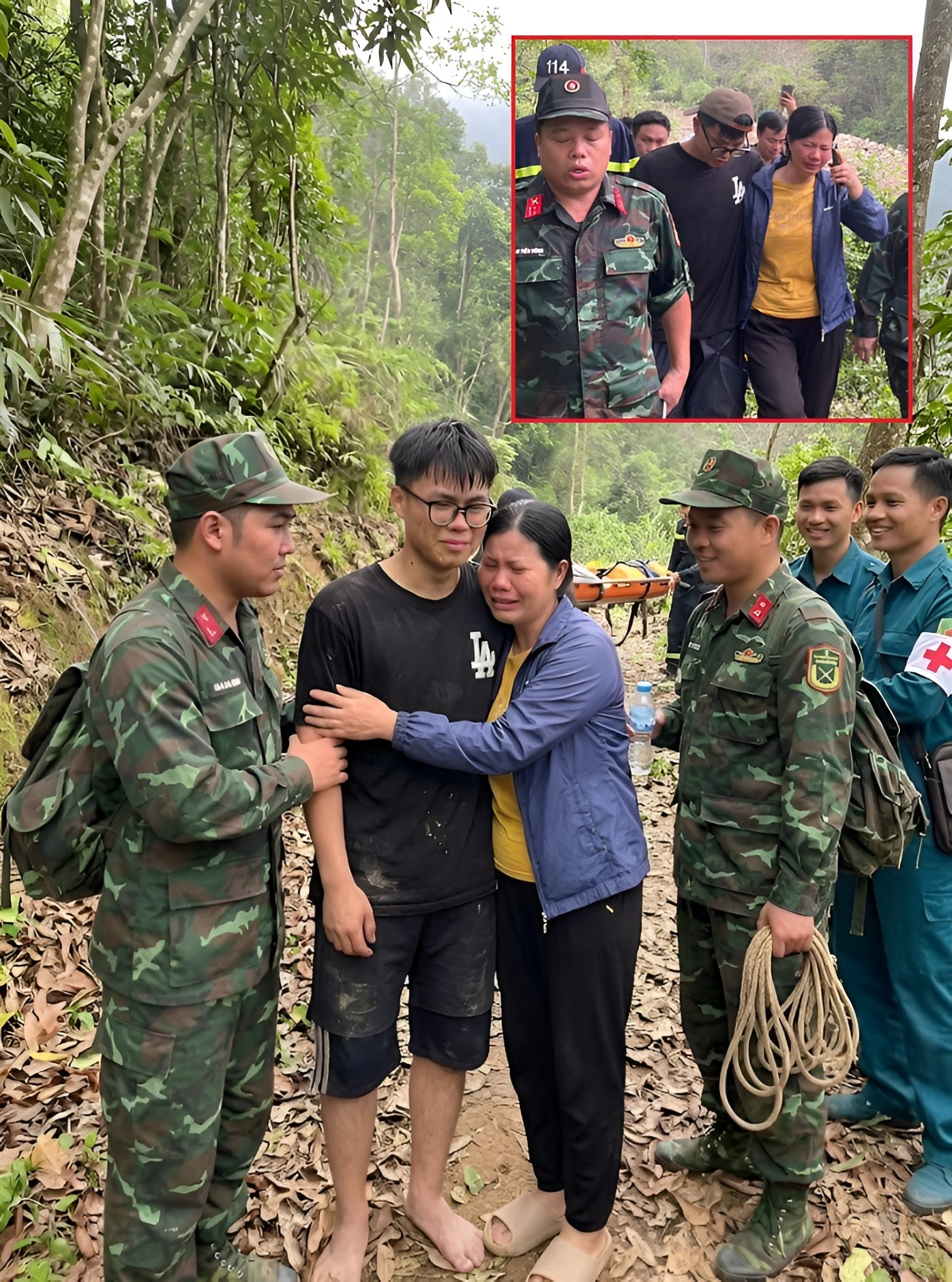 Lời kể nam sinh mất tích 48h lạc ở Tam Đảo Bắc đã trở về trong vòng tay mẹ