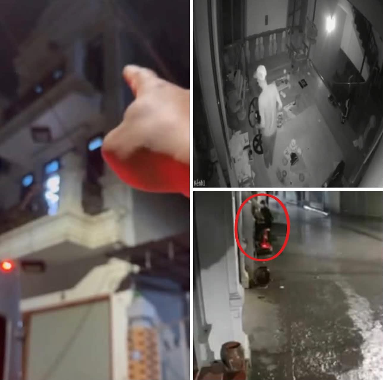 Vid:eo kẻ gian đột nhập nhà dân ở Ninh Hiệp