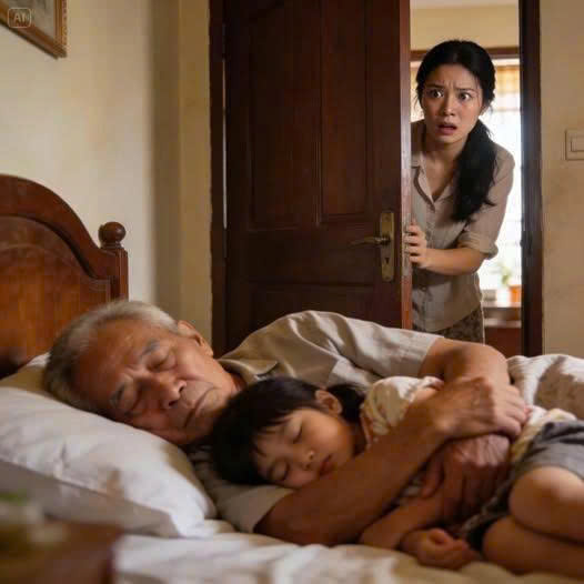 Con Gái 3 Tuổi Ngủ Cùng Ông Nội Chưa Bao Giờ Khốc – Một Hôm Tôi Tò Mò Mở Cửa Và Sững Sở Trước Cảnh Tượng.