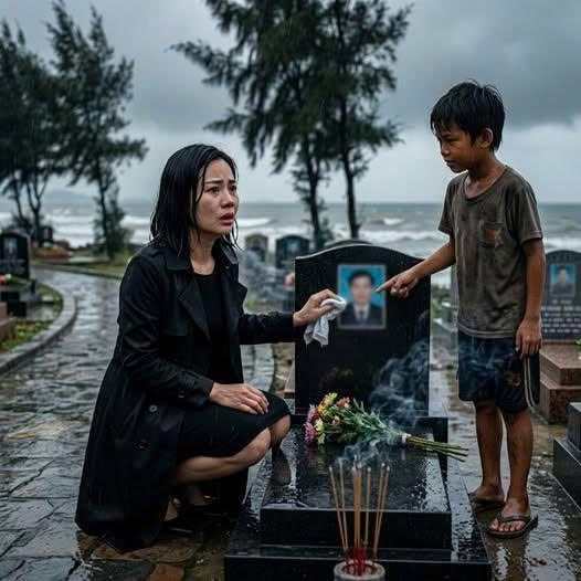 Tuần Sau T/ái G/iá, Tôi Ra Viếng M/ộ Chồng Cũ… Đang Lau D/i Ả/nh Thì Cậu Bé Bước Tới Nói: ““Cô ơi, chú này vẫn còn s/ống, đang ở nhà con mà.”