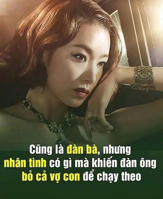 Cũng là đàn bà, nhưng nhân tình có gì mà khiến đàn ông bỏ cả vợ con để chạy theo. Ảnh minh họa. Nguồn: Internet.