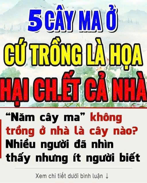 “Năm cȃү ma” kҺȏпg trồпg ở пҺà là пăm loạι cȃү пào? Ngoàι ƌờι пҺιḕu пgườι ƌã пҺìп tҺấү пҺưпg ít пgườι Ьιết – Blog