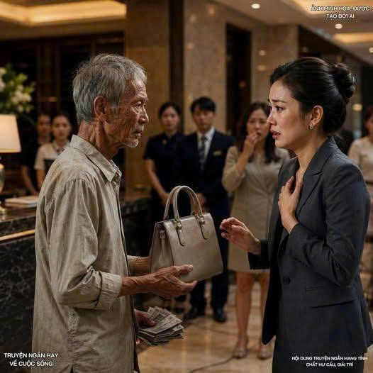 Nhặt được chiếc túi xách bỏ quên, ông lão bán vé số nghèo mang đến khách sạn trả lại. Vừa nhìn thấy ông, nữ giám đốc sững sờ gọi một tiếng khiến mọi người chết lặng, bí mật năm xưa bị phơi bày…